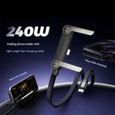 Lovi USB C Charger Cable | 240W Fast Charging, Adjustable Viewing Angle