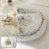 Lunara — Plush Cat Bed with Joint Support and Cozy Design