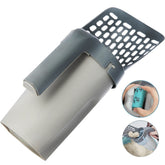 Luno — No Mess Cat Litter Scoop with Holder for Easy Cleaning