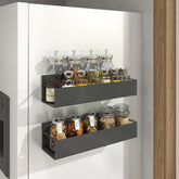 Magnetic Kitchen Spice Rack with Reinforced Steel Frame