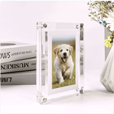 Melo Digital Picture Frame | 5-Inch Transparent, Quick Upload
