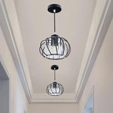 Modern Black Glass Globe Pendant Light Fixture for Elegant Interiors