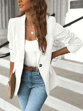 Modern Stretch Women's Blazer | Wrinkle-Resistant Office Jacket