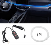 NeonFlow Car LED Interior Light Strip | Music Sync, USB Power, App Control