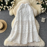 Solana Cotton Crochet Skirt
