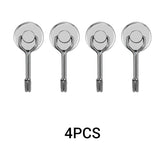 PivotHold Magnetic Hooks | 24.2 lb Capacity | 360° Swivel 4-Pack