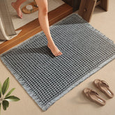 Plush Waffle Bath Mat – Ultra-Soft, Quick-Drying, Non-Slip Floor Mat for Bathroom and Entryway