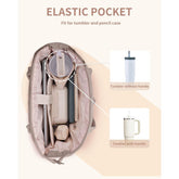 Practical 20L Lightweight Tote Bag | Cup Pocket, Work Gym Beach Carryall
