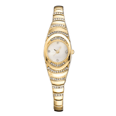 Radiant Rhinestone Bracelet Watch for Women | Quartz Timepiece with Adjustable Metal Band