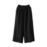 Ravenna Linen Blend Cropped Pants