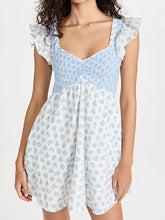 Rina Floral Ruched Mini Dress