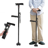 Foldable LED walking stick