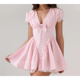 Vernier Corset Mini Dress