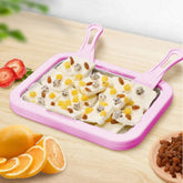 Yara Manual Frozen Treat Roller | 2-Cup Family Dessert Tray