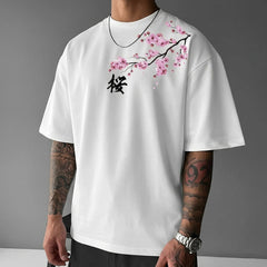 Hikaru 100% Cotton Cherry Blossom Tee