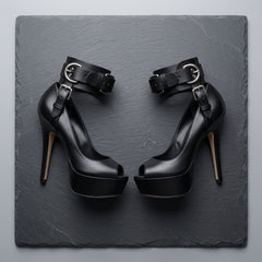 Merapel Leather Ankle Belt (2pc)