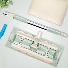 Large Flat Mop with Stainless Steel Rod 🧼✨