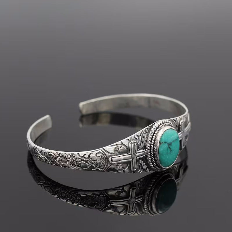 Turquoise Open Bracelet Trendsi