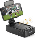 Gifts for Men Women, Phone Stand with Bluetooth Speaker BT5.3, Gifts for Him Dad Who Have Everything, Phone Holder with Wireless Speaker for Iphone/Android/Tablet, Tech Gadgets,Birthday Gifts for Men