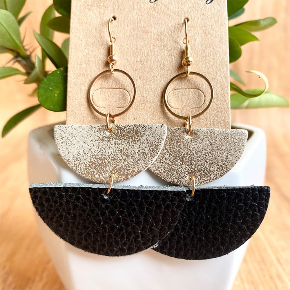 Geometrical Shape Dangle Earrings Trendsi