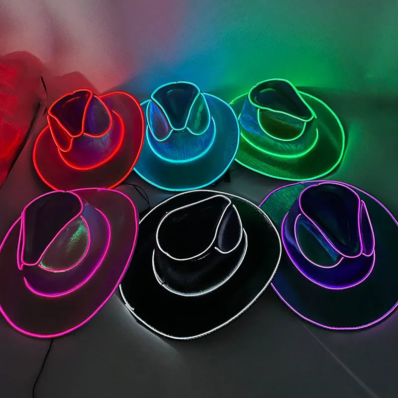 GlowRider | Add a Spark to Your Outfit with a Light-Up Cowboy Hat