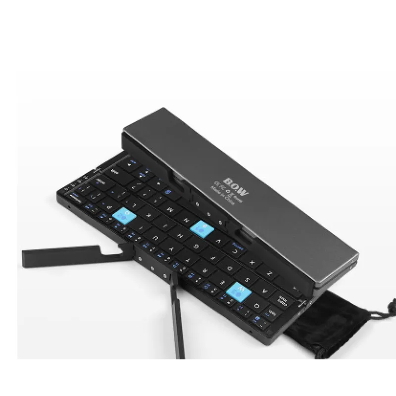 FoldKey™ TravelPro - Mini Tri-Fold Bluetooth Wireless Keyboard