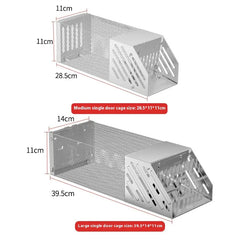 TrapGuard™ Medium Single-Door Rat Trap Cage – Humane & Effective Rodent Control