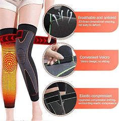 Stay Active and Protected with Men’s and Women’s Knitted Riding Long Lace-Up Knee Pads!