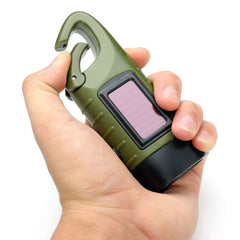 Outdoor Hand-Cranked Power Generation LED Flashlight