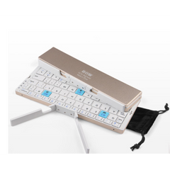 FoldKey™ TravelPro - Mini Tri-Fold Bluetooth Wireless Keyboard