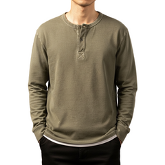 Juvan 100% Cotton Henley