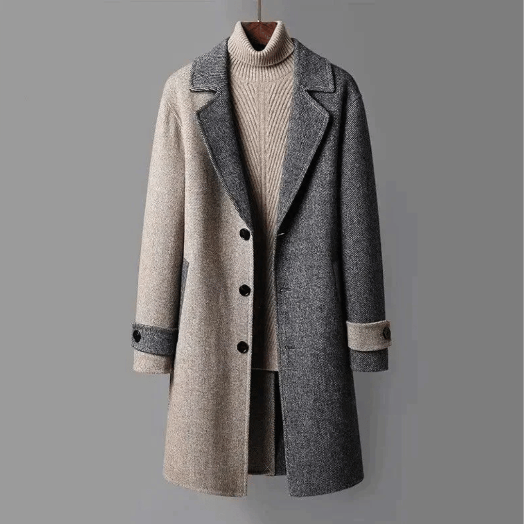 Apollo™ Virgin Wool Overcoat dylinoshop