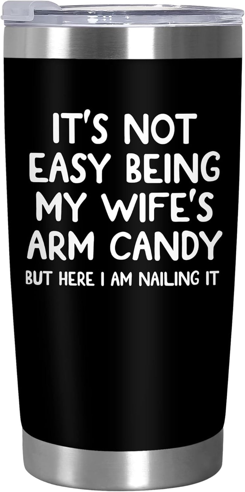 Gift for Husband from Wife, 20 Oz Insulated Tumbler for Men with Lid