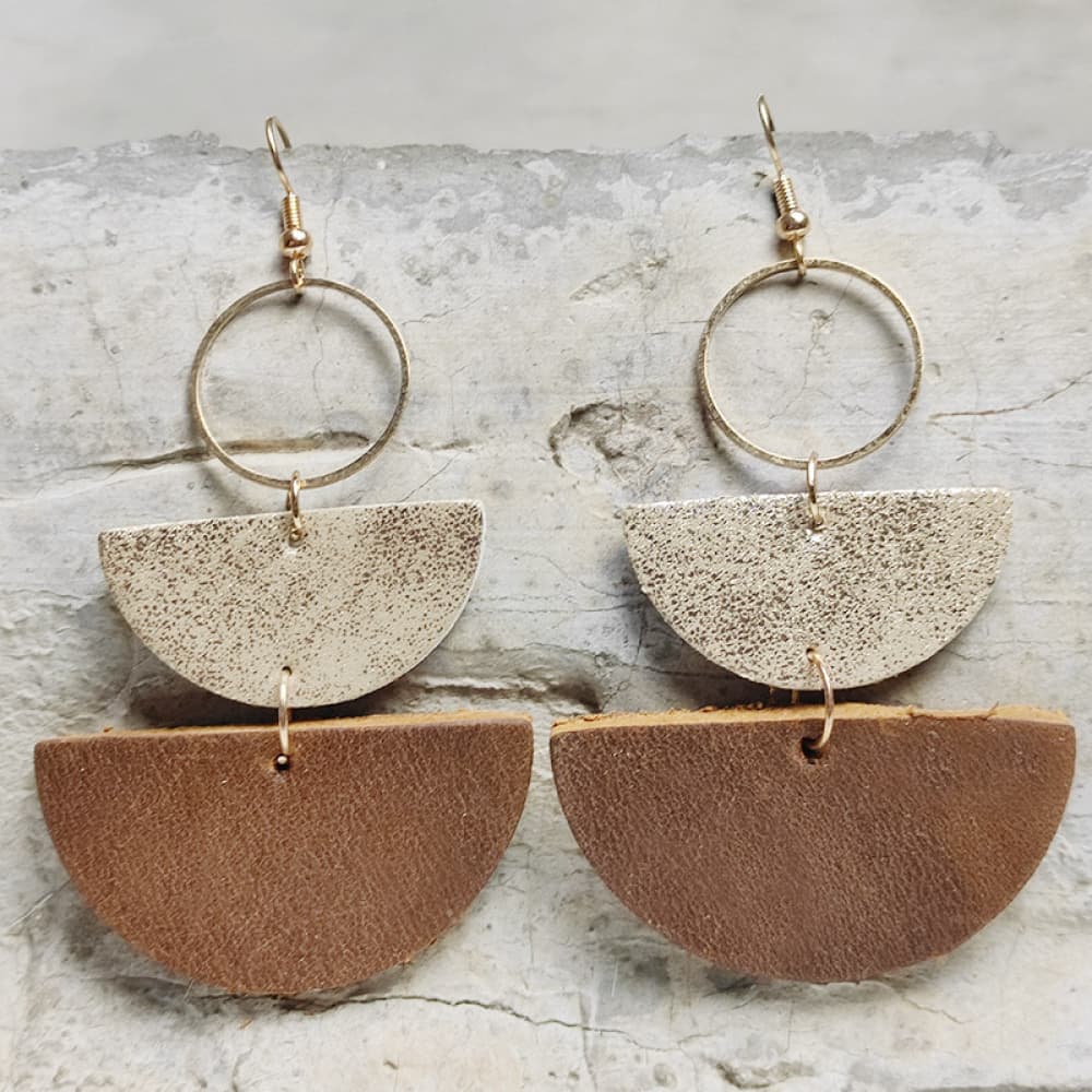 Geometrical Shape Dangle Earrings Trendsi