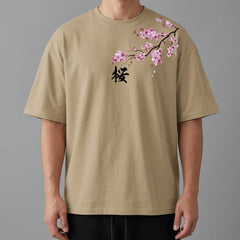 Hikaru 100% Cotton Cherry Blossom Tee