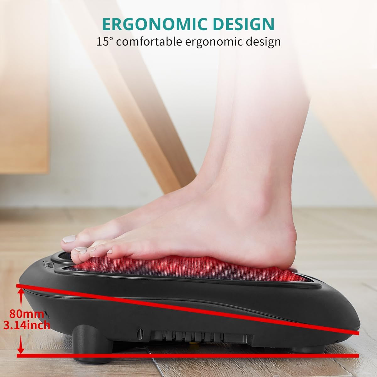 Foot Massager with Heat, HSA Eligible FSA Massage Tools Gifts