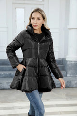 Winter Warm Slim-Fitting Big Skirt Coat – Elevate Your Winter Style