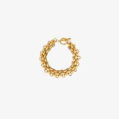 Gold-Plated Toggle Clasp Bracelet Trendsi