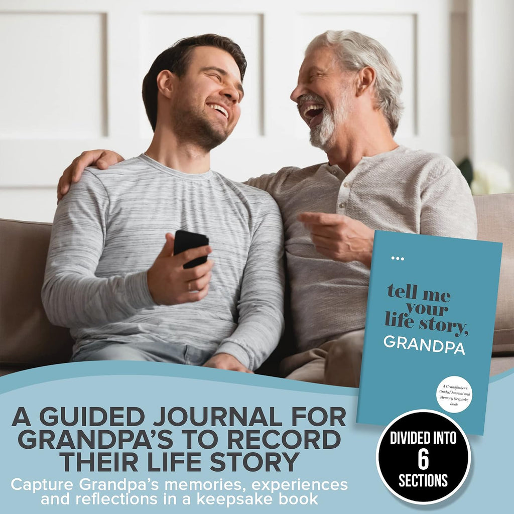 Tell Me Your Life Story, Grandpa: a Grandfather’S Guided Journal and Memory Keepsake Book (Tell Me Your Life Story® Series Books)