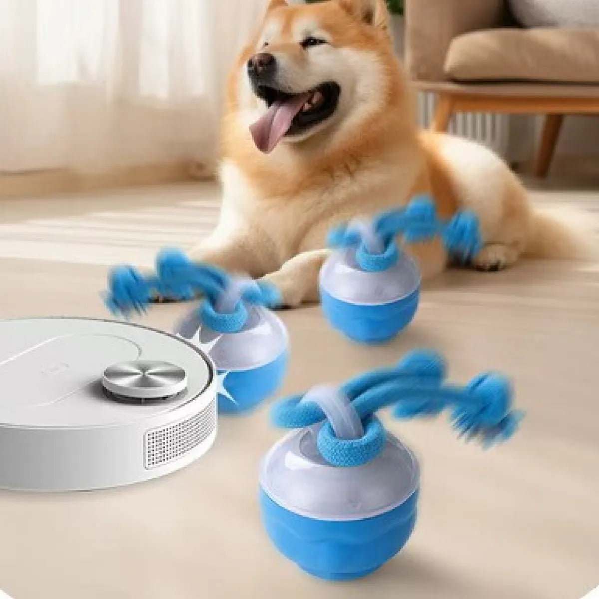 PawRoll™ Intelligent Rolling Ball – Bite-Resistant Electric Dog Toy