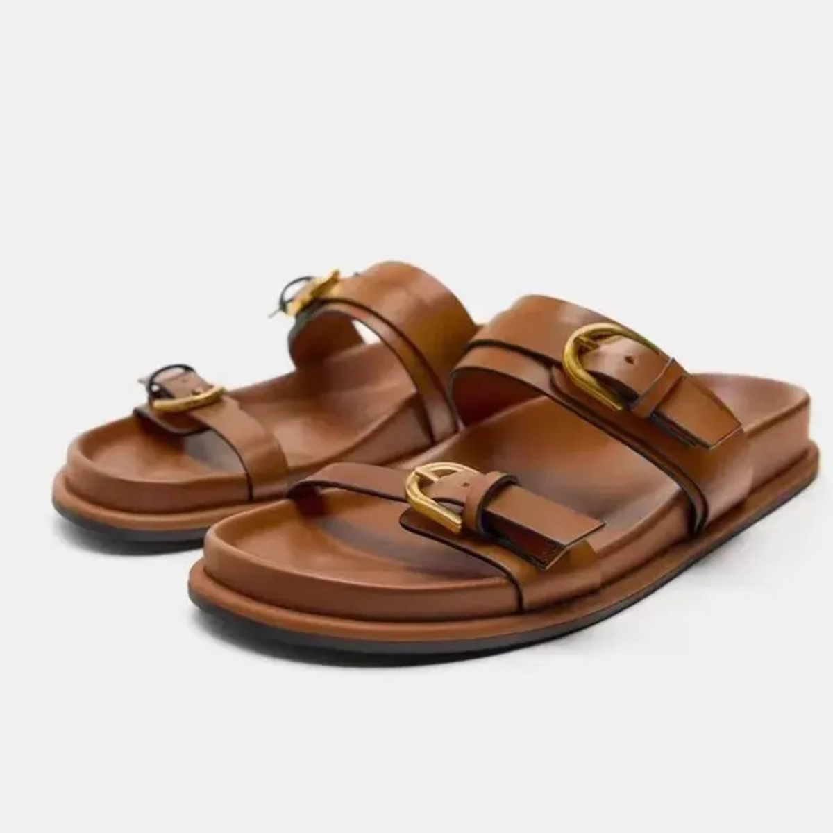 ZenStep Leather Slides