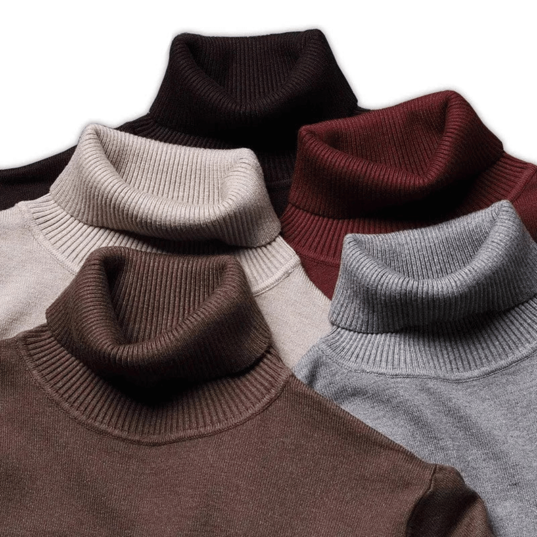 Giovanni™ Classic Virgin Wool Turtleneck dylinoshop