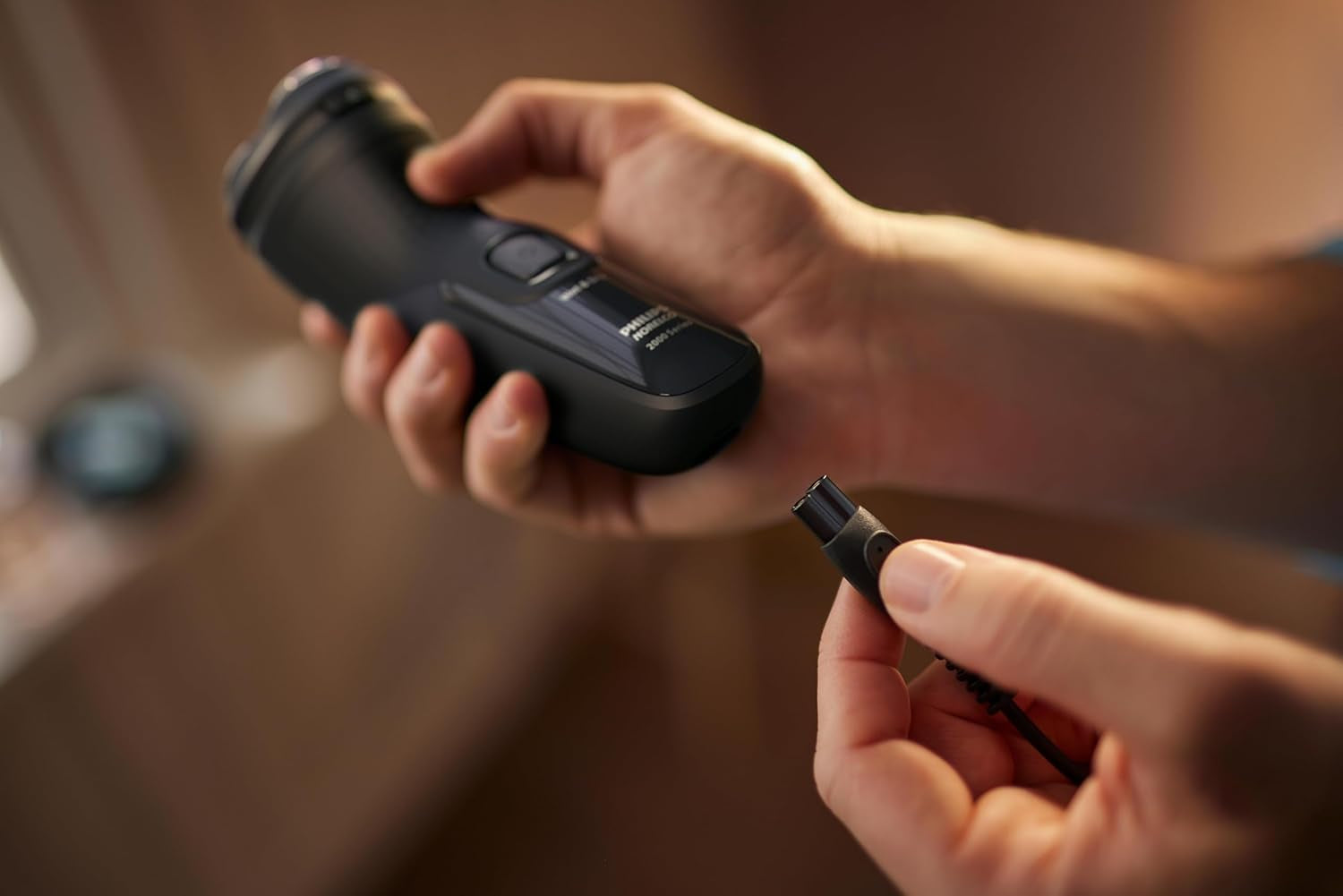 Philips  2400 Series Electric Shaver, Deep Black