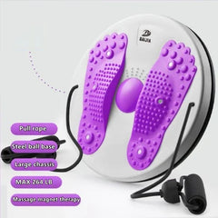 Massage Waist Rotating Board with Pull Rope