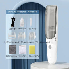 Rechargeable Hair Vacuum Clippers for Babies & Pets