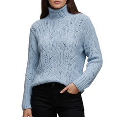Selora Wool Blend Turtleneck Sweater