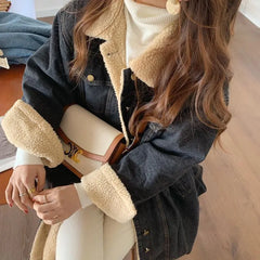Slim and Thick Warm Denim Cotton Jacket,🧥 Stay Warm and Stylish This Season!