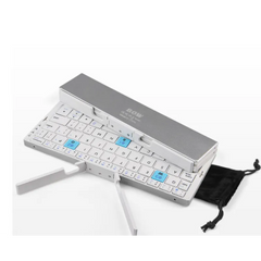 FoldKey™ TravelPro - Mini Tri-Fold Bluetooth Wireless Keyboard