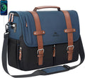 Messenger Bag for School, 15.6 Inch Mens Crossbody Satchel for Work