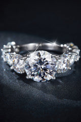 8 Carat Moissanite 925 Sterling Silver Ring Trendsi